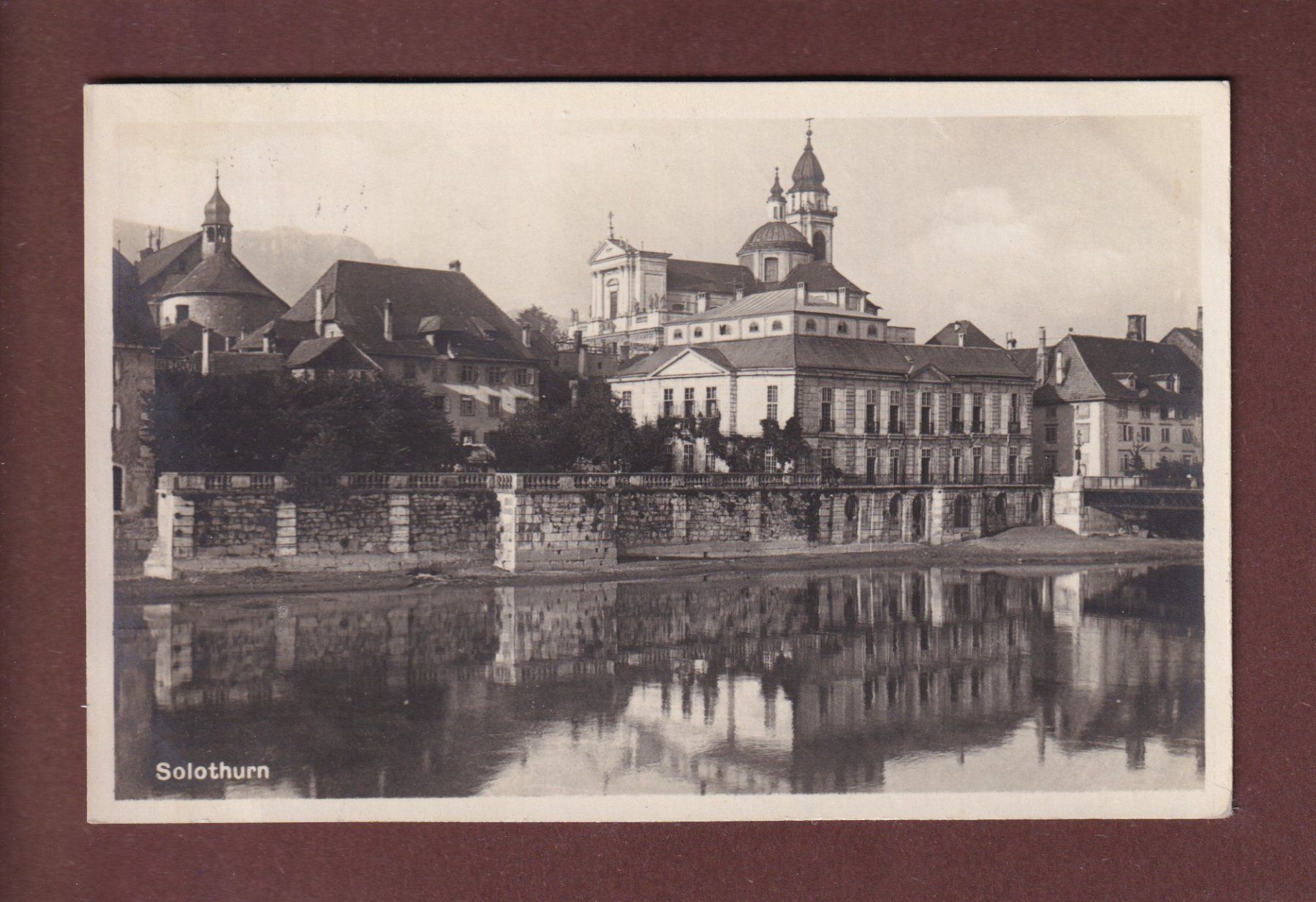 Cartoline postali: SOLOTHURN - Teilansicht - 1927 – Usato da Pully venduto da nicecards-shop