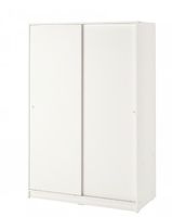 IKEA KLEPPSTAD Kleiderschrank mit Schiebetüren, weiss