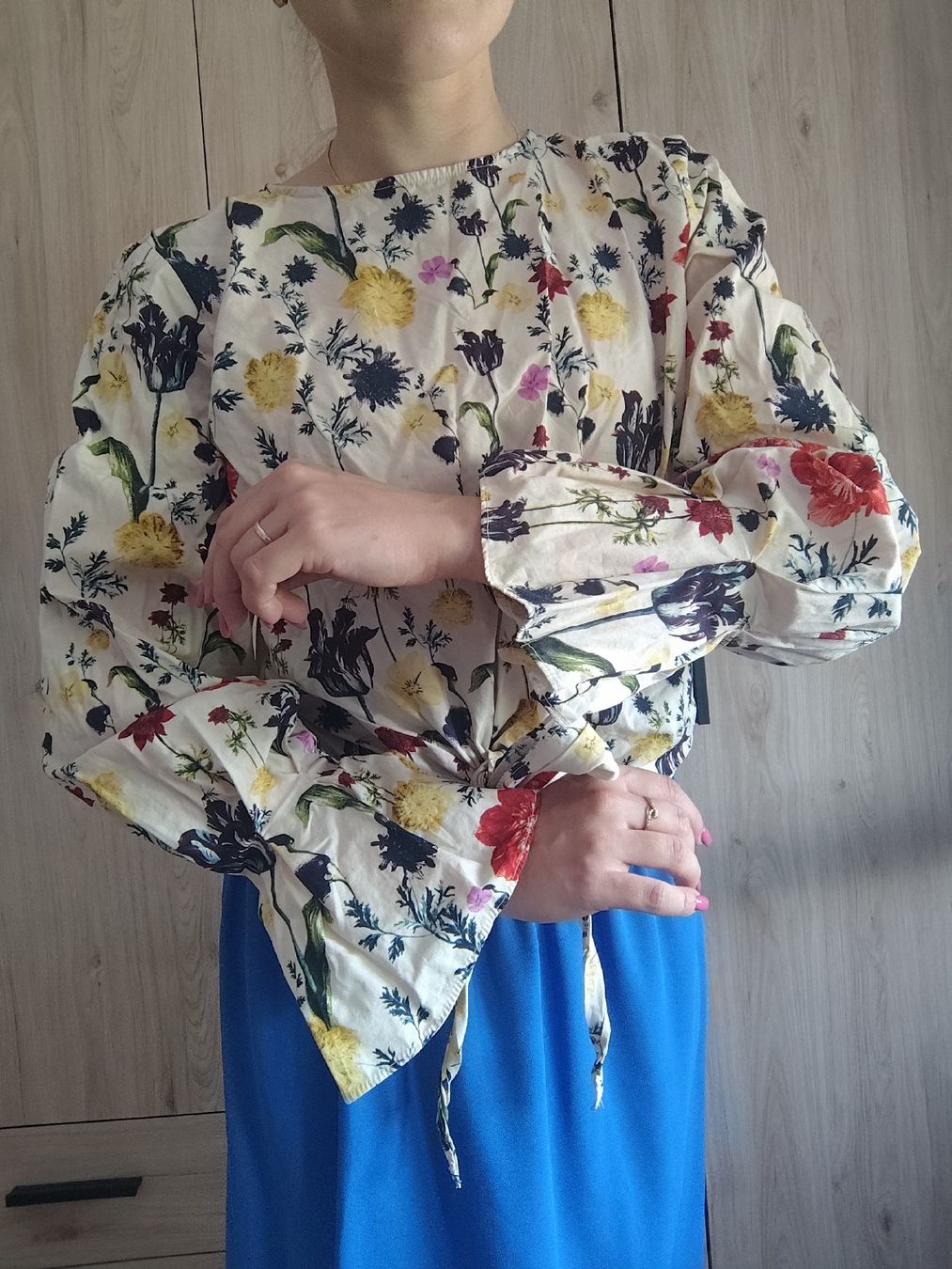 Camicette: Blouse floral print tie front size S – Usato da Mägenwil venduto da VintageGirly 4