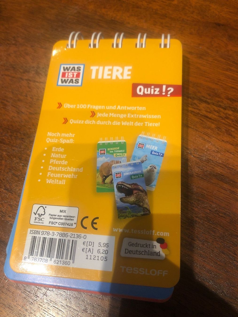 Giochi: Tierquiz Was ist Was – Usato da Andwil SG venduto da schmei 3