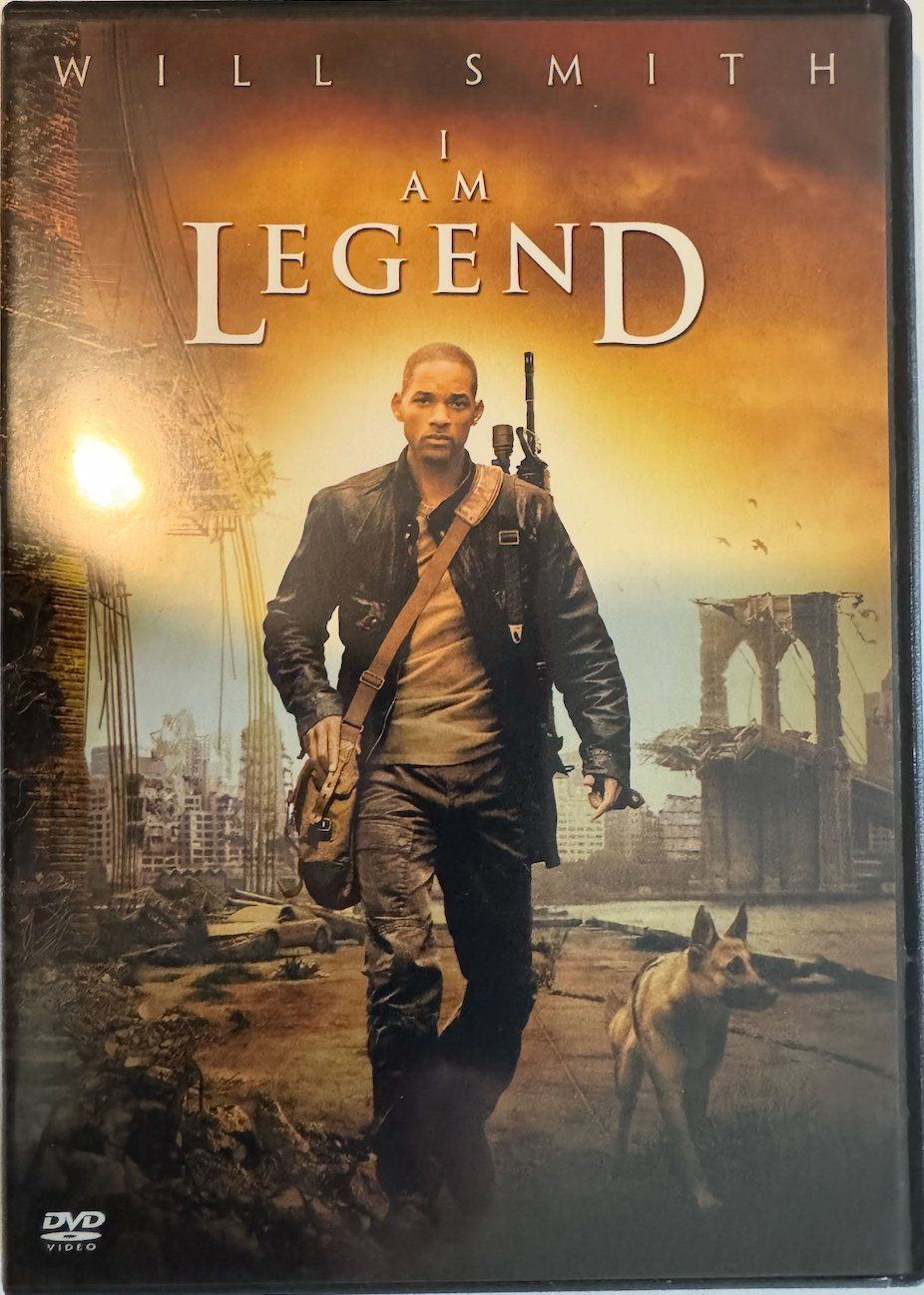 Alle DVDs: DVD   I AM LEGEND mit WILL SMITH – Gebraucht aus Wisen von gigisna