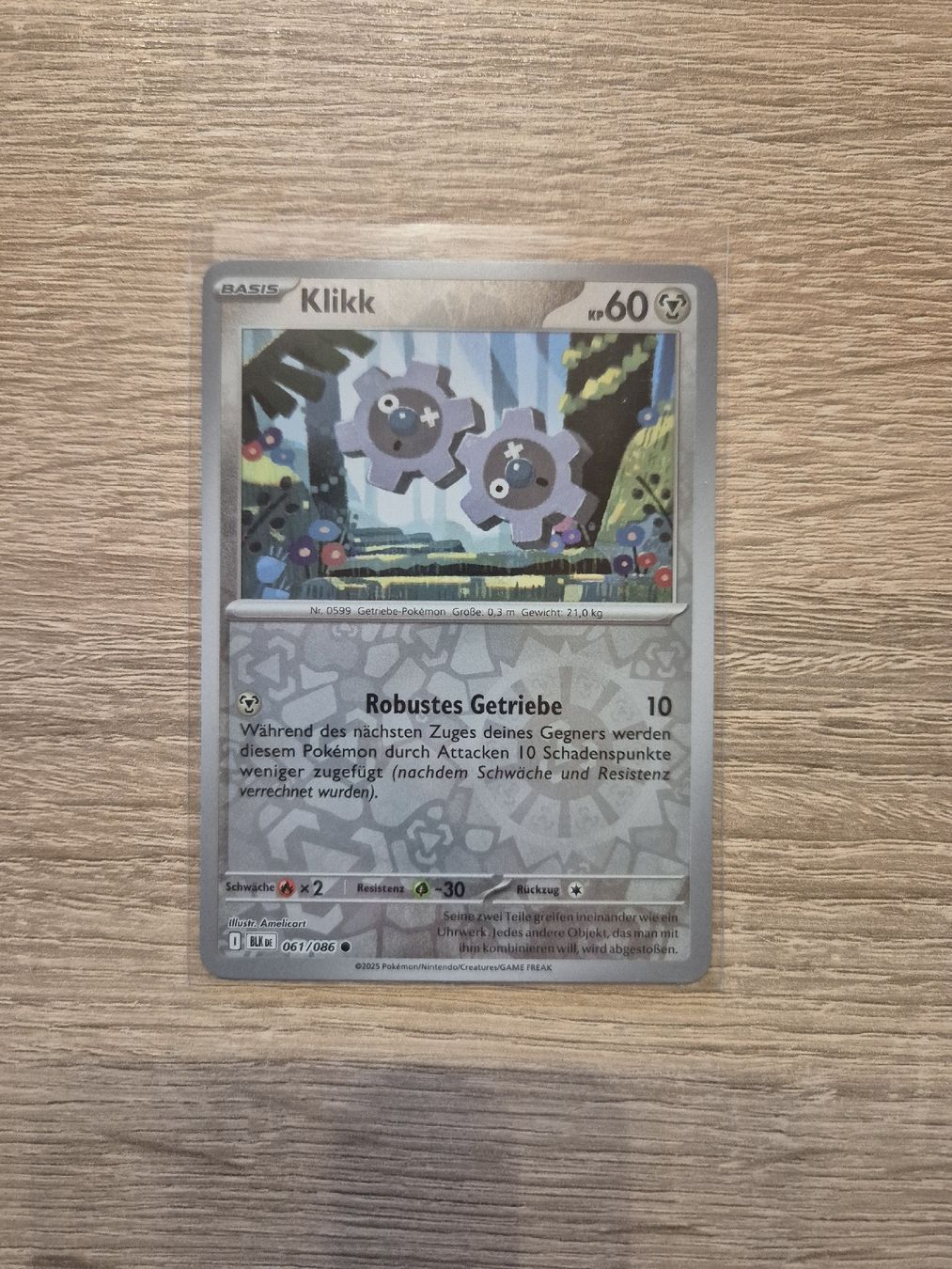 Pokémon Carte collezionabili: Klikk Reverse Holo Pokemon BLK 061/086 DE – Nuovo (secondo la descrizione) da Altdorf UR venduto da Josi5588
