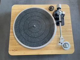 House of Marley Plattenspieler inkl. Schallplattensammlung