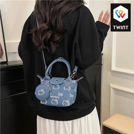 Sac à main en Denim Hellokitty