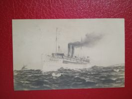 AK Schiff antik Schweden Konung Gustav V 1923