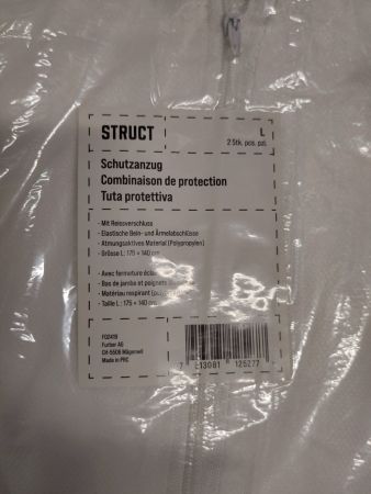 Struct Schutzanzug, Grösse L 2 Stk. pro Pack