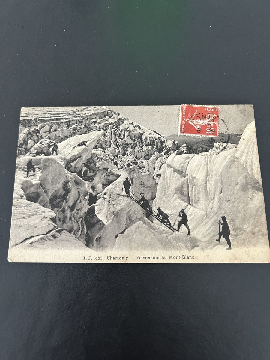 Cartoline postali: Carte postale ancienne Chamonix - Ascension Mont-Blanc. – Usato da St-Cierges venduto da Crisi53