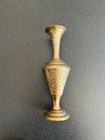 Antike Messingvase, graviert, Indien, 30cm