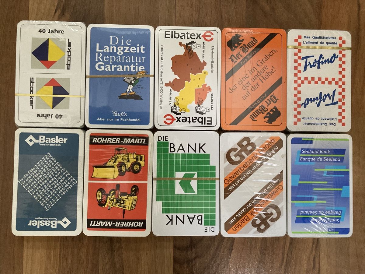 Giochi: 10 x Jasskarten – Nuovo e nell'imballaggio originale da Full-Reuenthal venduto da Firu 1
