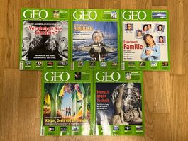 Magazin GEO 2005 Nr. 1–5 Januar–Mai 5 Ausgaben