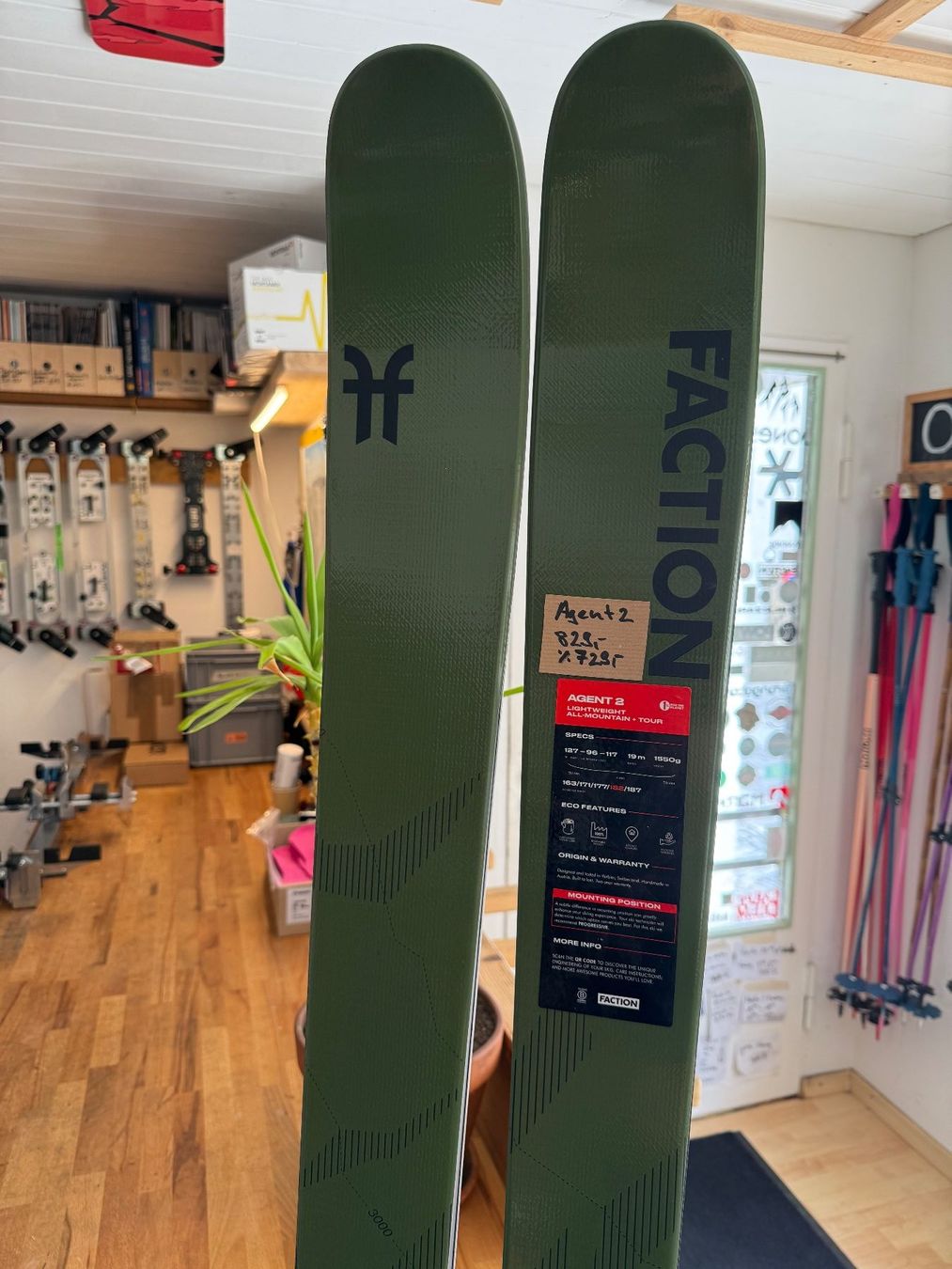 Faction Skis: Faction Agent2 177cm – Neu und originalverpackt aus Andermatt von Made_In_Andermatt 2