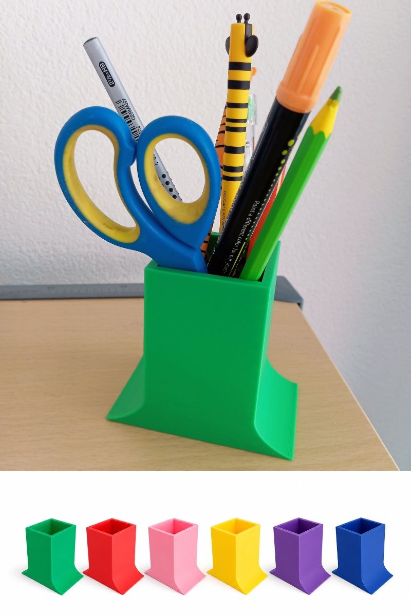 Tutte le decorazioni: Minimalistischer Stiftehalter aus dem 3D-Drucker – Nuovo e nell'imballaggio originale da Romanshorn venduto da mololo
