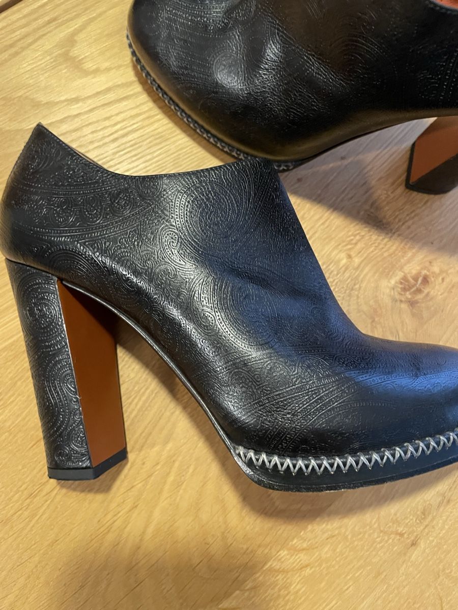 Scarpe da donna: Santoni Leder-Stiefeletten Gr. 37,5 schwarz – Nuovo e nell'imballaggio originale da Roggwil TG venduto da MiryamM 3