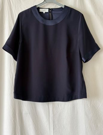 Kurzarm-Shirt dunkelblau (Katharina v. Braun), Grösse 44