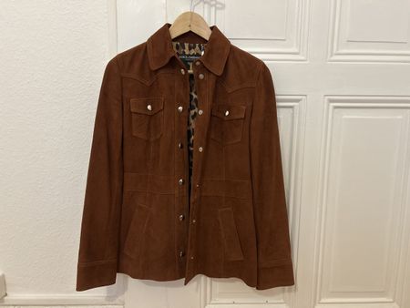 NP 5000 Dolce&Gabbana Suede Jacket, Size 40, Cowboy Western