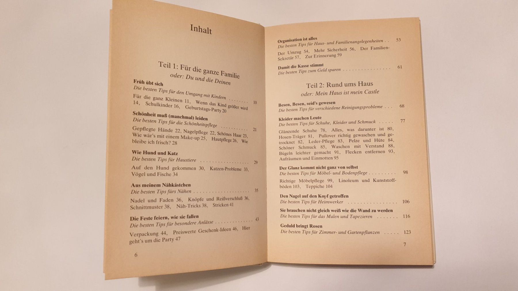 Libri: Geranien & Kaffeesatz. Praktische Tipps. – Usato da Goldach venduto da armando_r 8