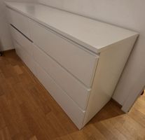 Weisse IKEA Malm Kommode mit 6 Schubladen, guter Zustand!