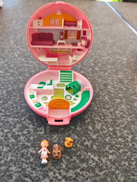  Polly Pocket Tierarzt Tierklinik Vintage 1989 (Gebraucht) in Gunzgen Illustration 