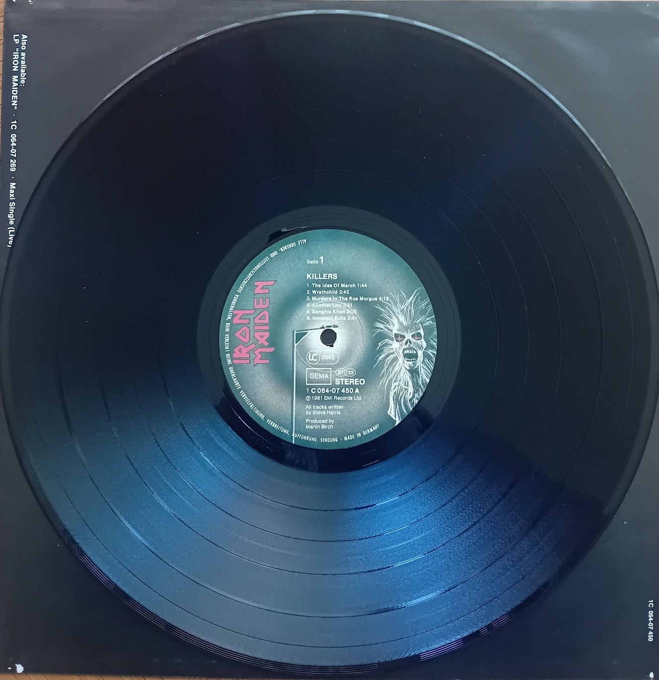 Schallplatten: IRON MAIDEN Killers 1981 Heavy-Metal – Gebraucht aus Nänikon von  2