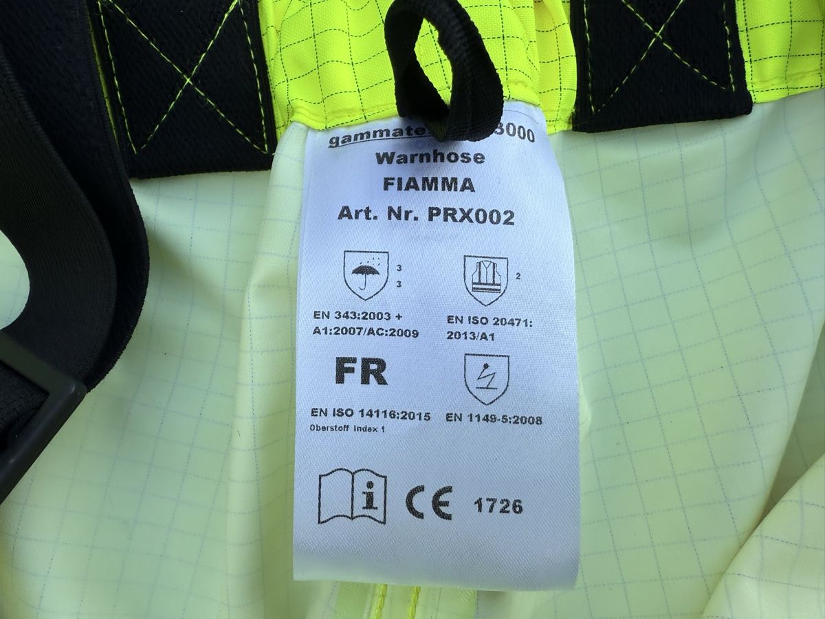 Pantaloni: GammaTech Warnhose FIAMMA – Usato da St. Niklausen OW venduto da roc2554 1