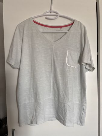Damen T-Shirt Weiss Grösse L Esprit guter Zustand