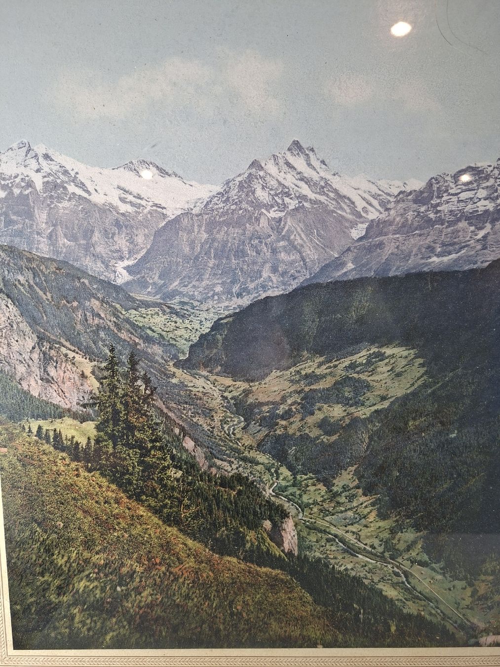 Poster & Bilder: Foto sehr gross in Rahmen hinter Glas – Gebraucht aus Grindelwald von carro5 2