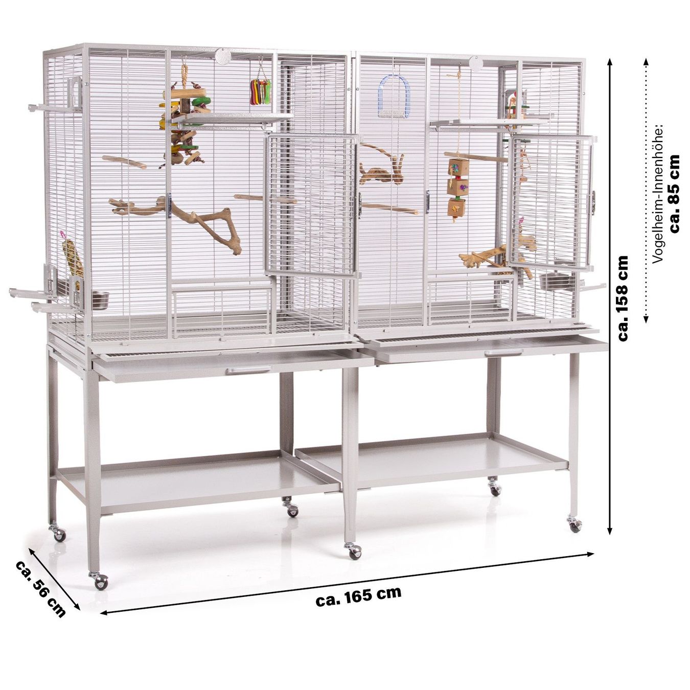 Gabbie, trasporto & Sicurezza: Montana New Madeira Double Vogelkäfig – Nuovo e nell'imballaggio originale da Bottighofen venduto da zaap 7