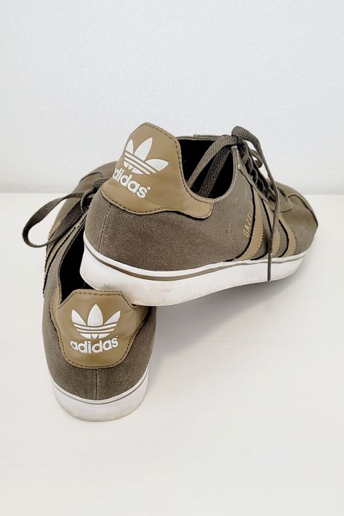 Adidas Gazelle Herren Sneaker, Gr. 43 1/3, Khaki-Braun (Gebraucht) in  Oftringen fr CHF 25  mit Lieferung auf Ricardo kaufen