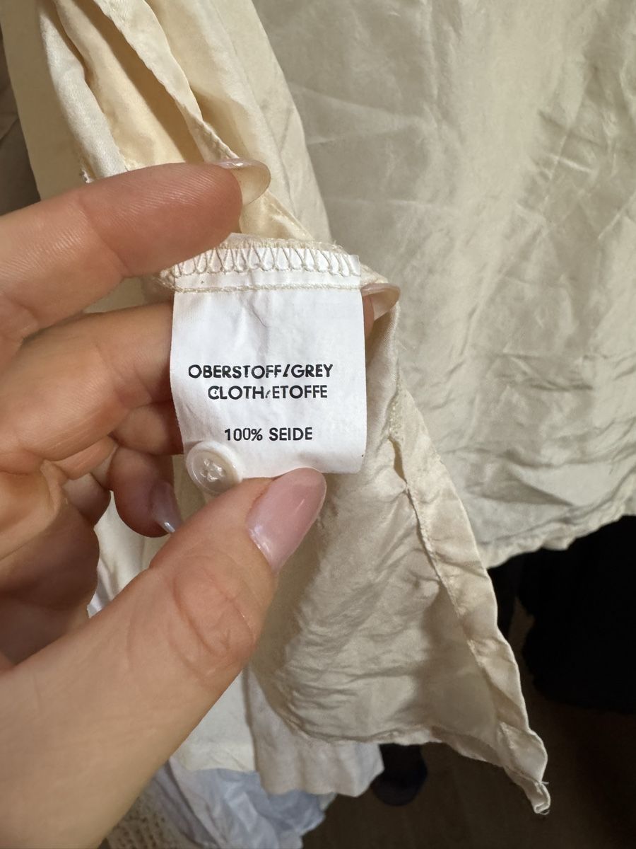 Blusen: Kurzarmhemd Seide beige – Gebraucht aus BERN von mar_rz79 2