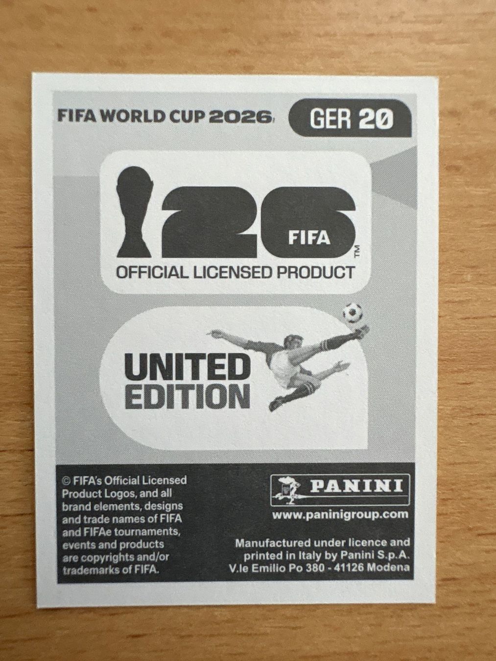 Panini Sammelbilder & Trading cards: FIFA WM 2026 Sticker Nick Woltemade GER 20 – Neu (gemäss Beschreibung) aus Ibach von lisch3 1