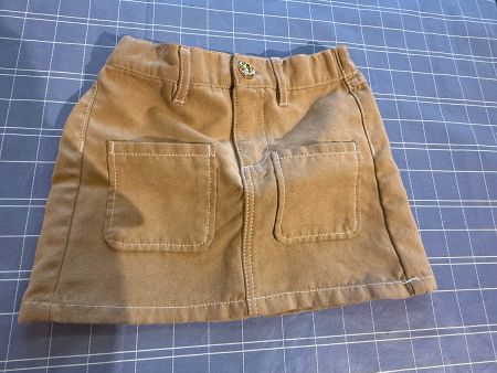 H&M Minirock Cord Beige Gr. 98 Top Zustand Herbst-Look!