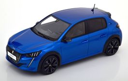 Peugeot 208 II GT seit 2019 dunkelblau met. / schwarz   1:18