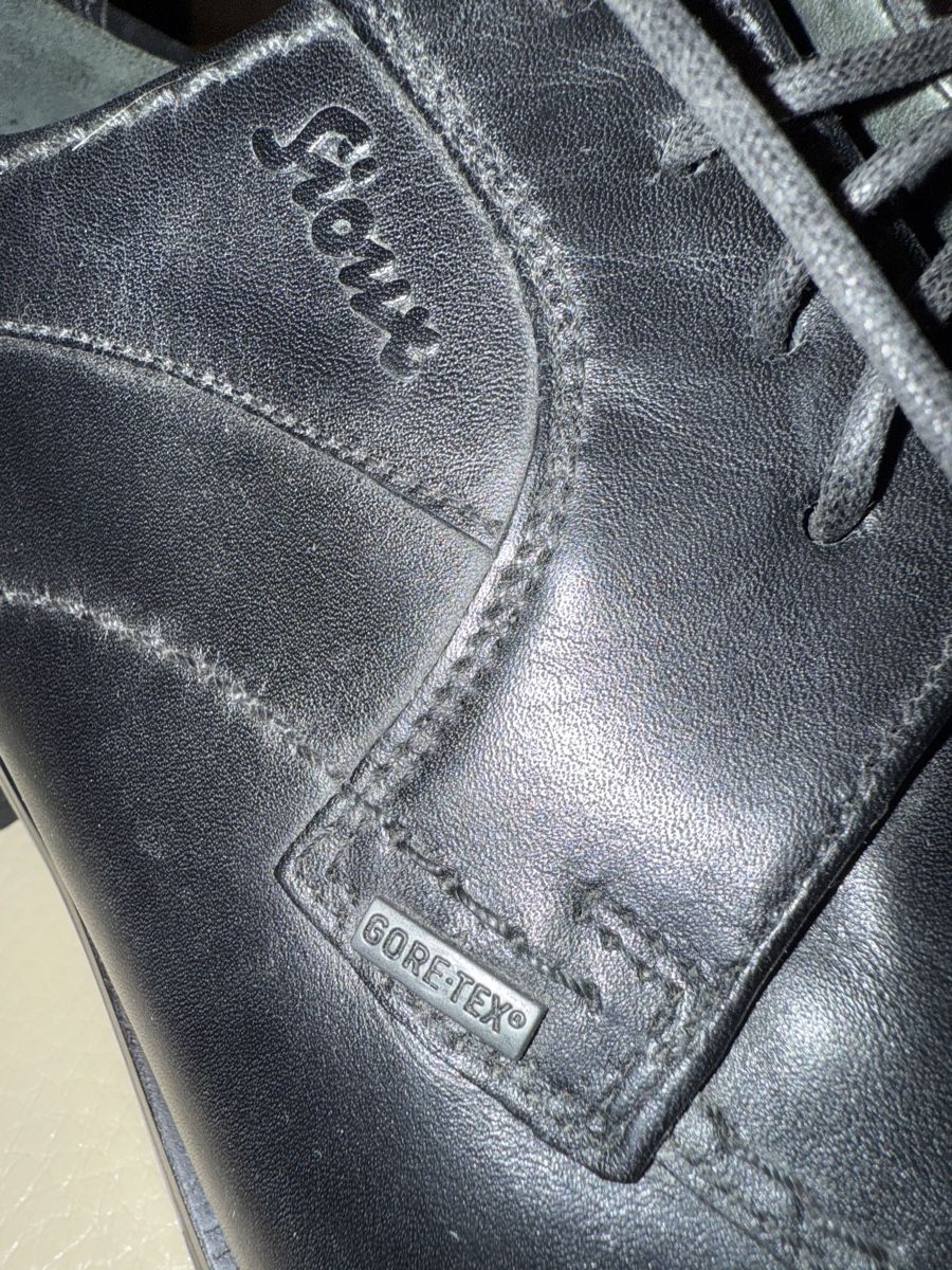 Scarpe da uomo: Herren Lederschuh Grösse 7 schwarz SIOUX – Usato da Grenchen venduto da swiss.antiques 8