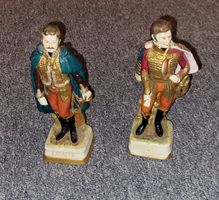 Capodimonte Due famosi Generali Napoleonici in porcellana