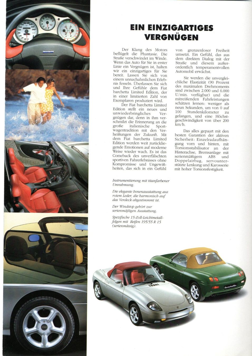 Fiat Automobili: Fiat Barchetta  - CH-Original Prospekt – Nuovo (secondo la descrizione) da Malans GR venduto da Chueche427 1