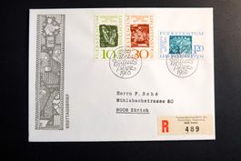 1965 FDC 100. Geburtstag des Künstlers Ferd. Nigg