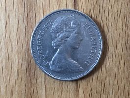 5 New Pence 1978 Elizabeth II England Grossbritannien Münze