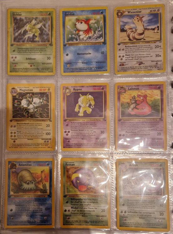 Pokemon 1.Edition Lot Karten Kaufen auf Ricardo