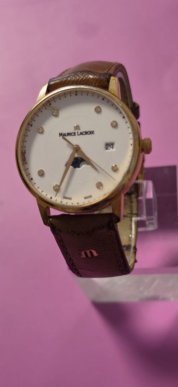 Maurice Lacroix Orologi: MAURICE LACROIX  ELIROS  DATE Steinless STEEL – Usato da Neftenbach venduto da Taschen-Uhren 1