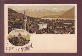 Gruss aus THUN - Litho Künzli