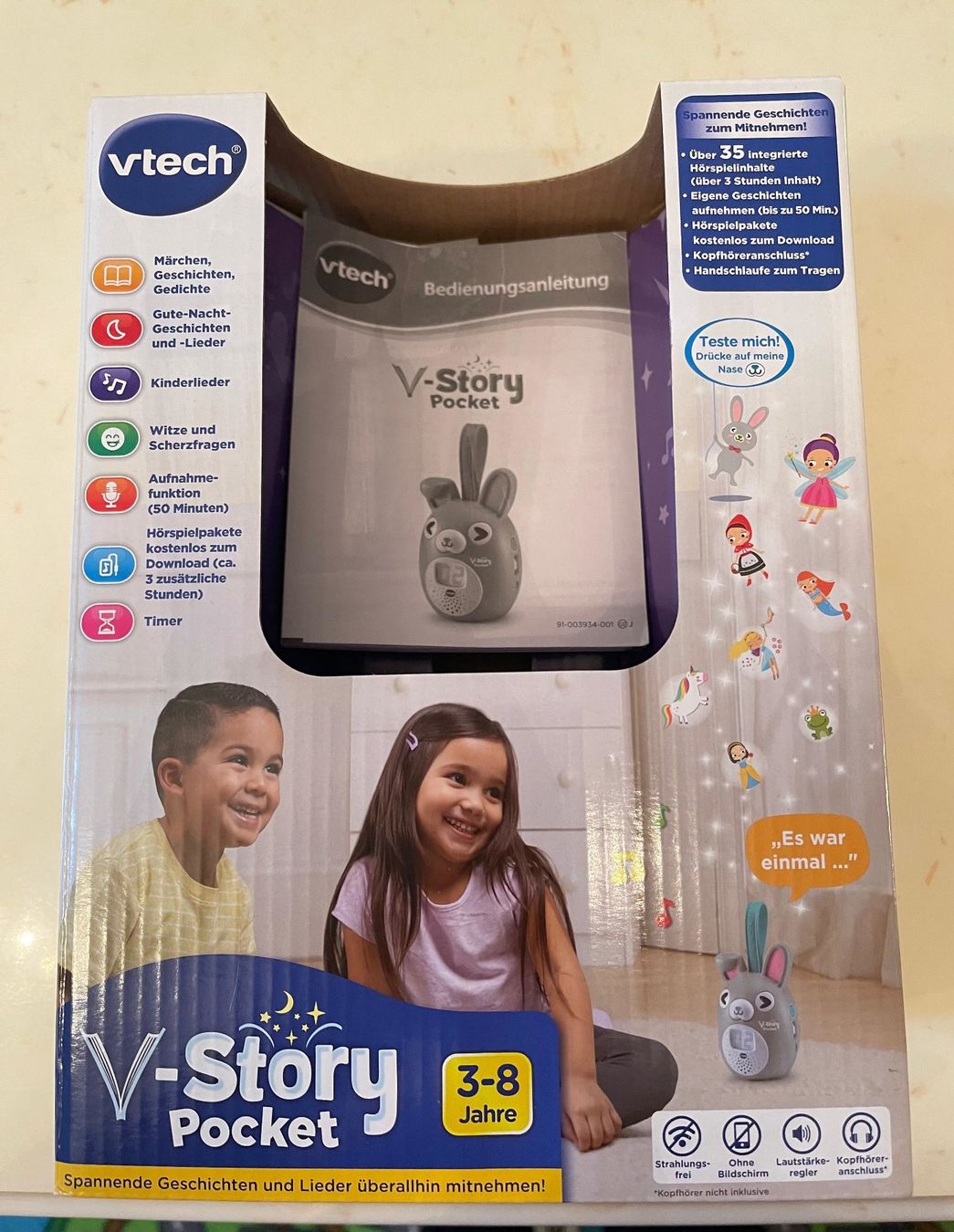 Vtech V-Story Pocket für Kinder im Alter von 3 bis 8 Jahren (Gebraucht ...