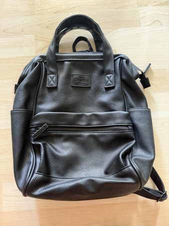 Rucksack Charm London schwarz Kunstleder