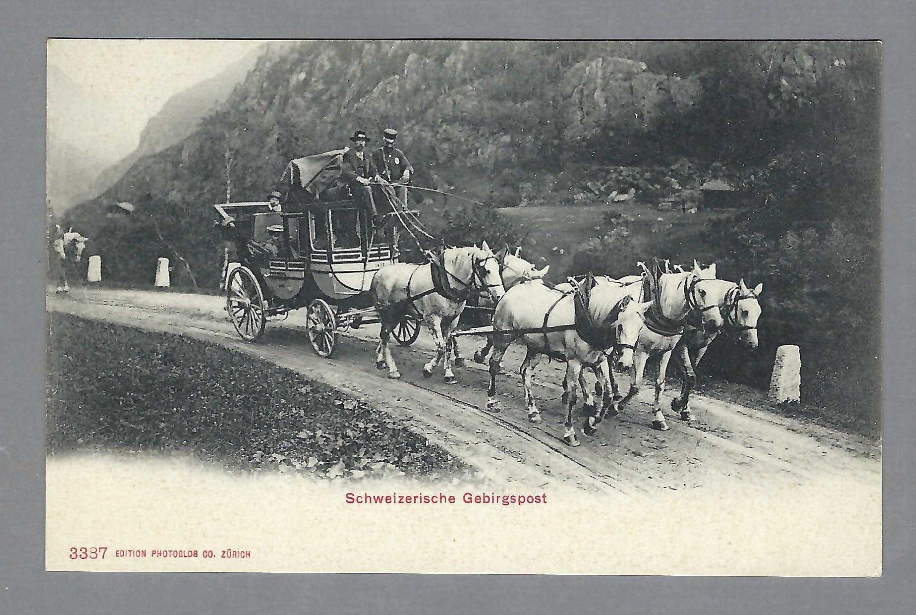 Cartoline postali: SCHWEIZERISCHE GEBIRGSPOST, * – Usato da Pura venduto da ulisse1957