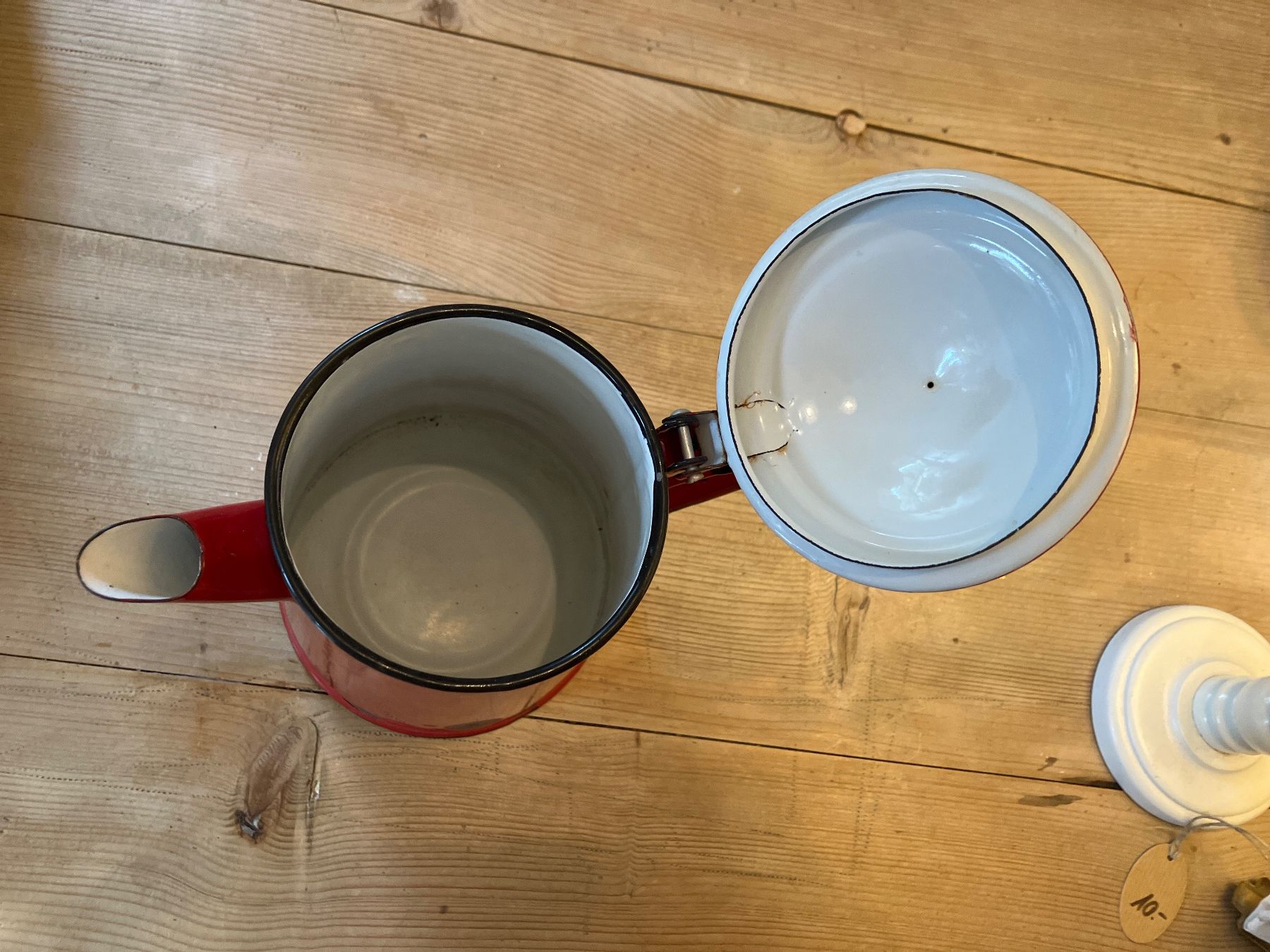 Caraffe: Krug - Emaille - Antik – Usato da Winterthur venduto da pompea 4