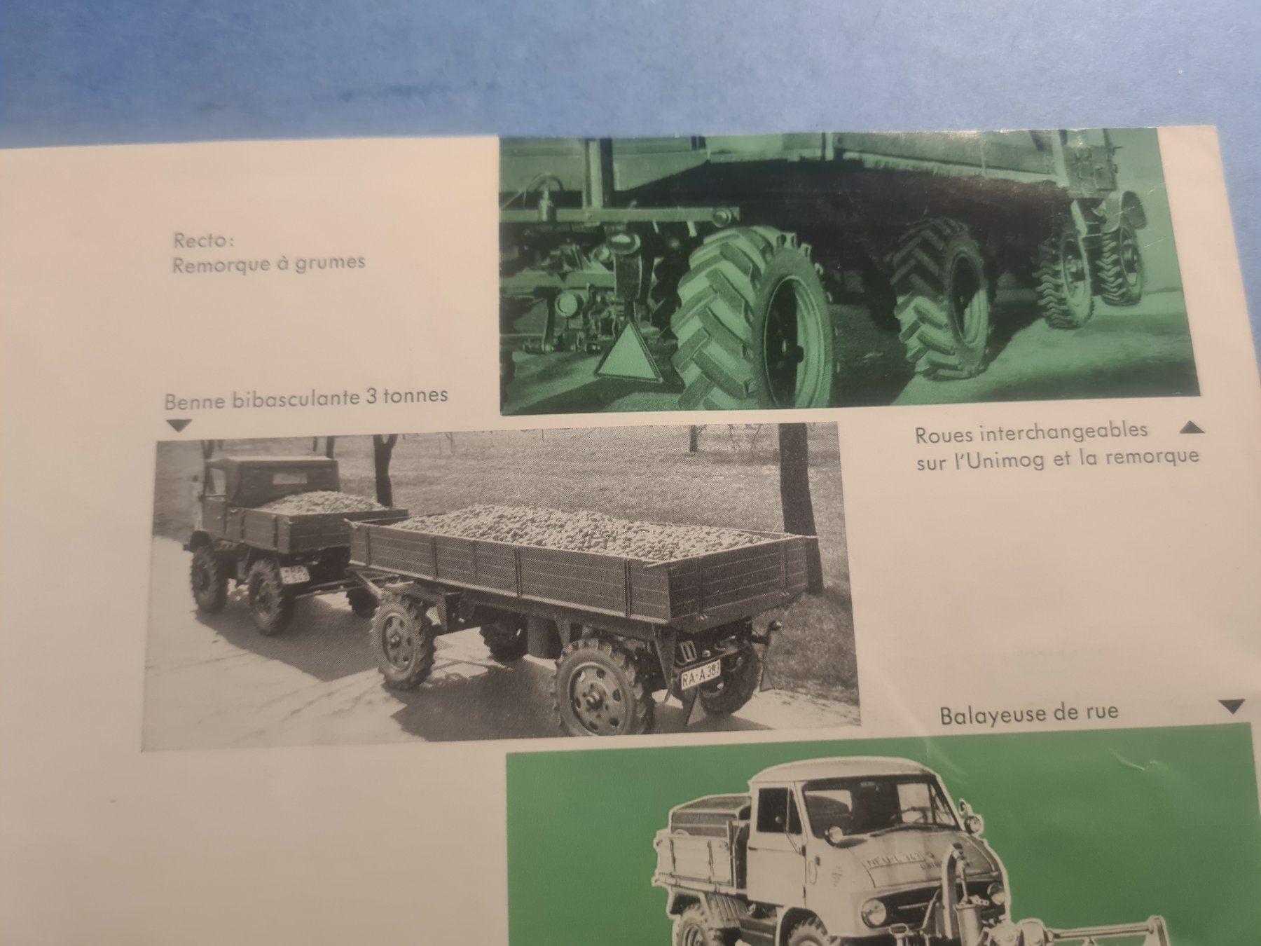 Documenti: UNIMOG  PROSPECTUS  VINTAGE  COLLECTION – Usato da Bellevue venduto da BURGOLMANIA 3