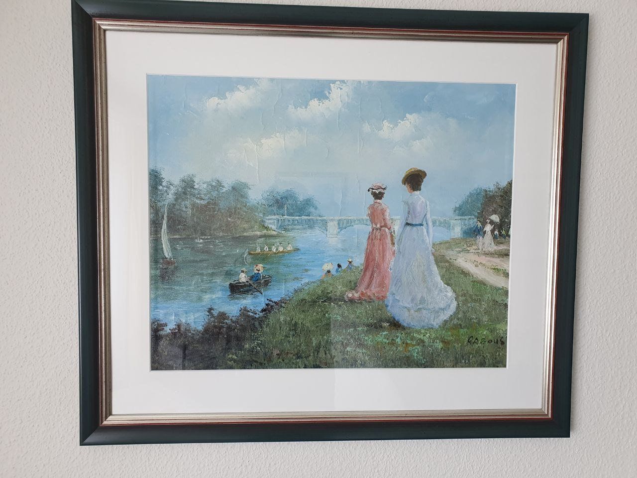 Dipinti: Nostalgisches Oelbild hinter Glas – Usato da Speicher venduto da Ramtha1