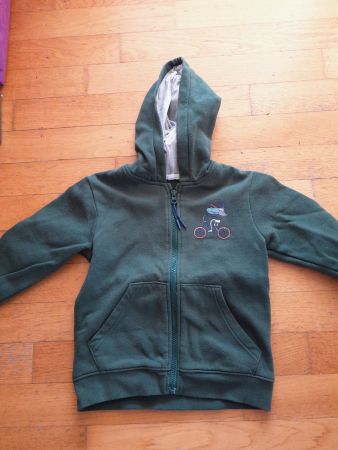 Kapuzenjacke Kinder Grösse 116