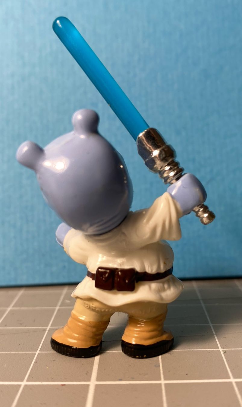 Star Wars Statuette: Ü-Ei Figur Luke Eiwalker 2002 - Happy Hippo + Beipackzettel – Usato da Emmen venduto da Watakushiwa 2