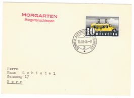 Carte de Morgarten BPA A289a pour Bern le 15.XI.46