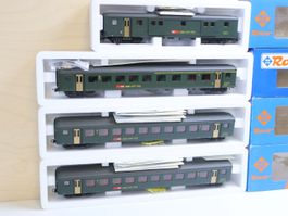 ROCO 4 x SBB Personenwagen Set - H0 44337/44333/mehr